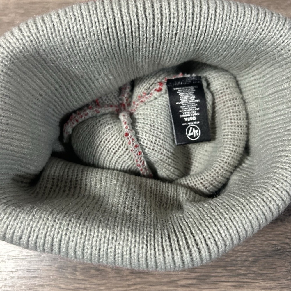 New York Rangers 2024 NHL Stadium Series '47‎ Brand Knit Beanie Pom Hat NEW - Picture 4 of 4